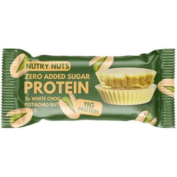 TOPNATUR NUTRY NUTS 2X21 G ČOKOLÁDA + PISTÁCIOVÝ KRÉM Proteinové košíčky , G