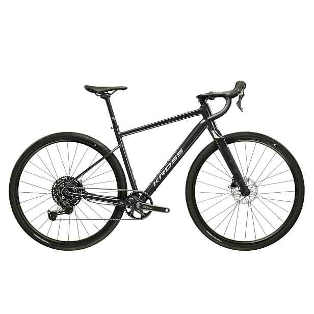 Gravel kolo Kross Esker 2.0 28" - model 2026 (18", 168-175 cm) grafitová /mat/lesk