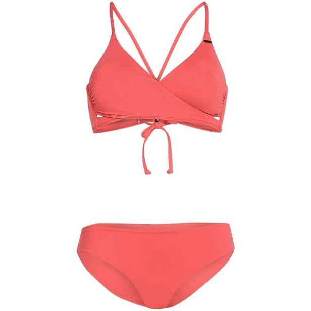 O'Neill ESSENTIALS BAAY MAOI Dámské bikiny, lososová
