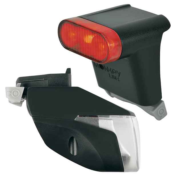 Sada předního a zadního světla SKS Monkeylight 50Lux/130Lumen CS Set Connect