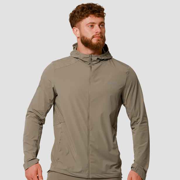GymBeam Běžecká bunda Pulse Vetiver