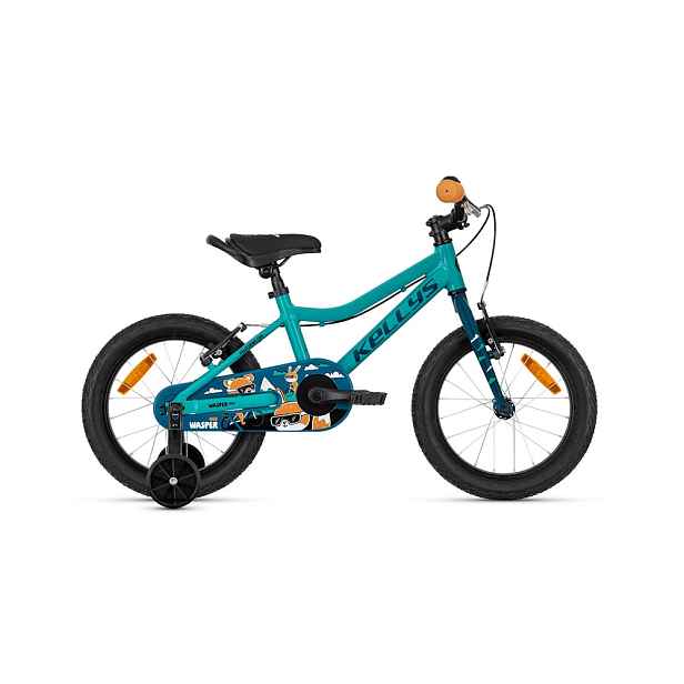 Dětské kolo KELLYS Wasper Neo 16" - model 2026 9" (100-110 cm) Teal