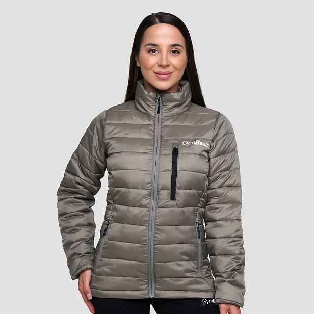 GymBeam Dámská bunda Puffer Vetiver