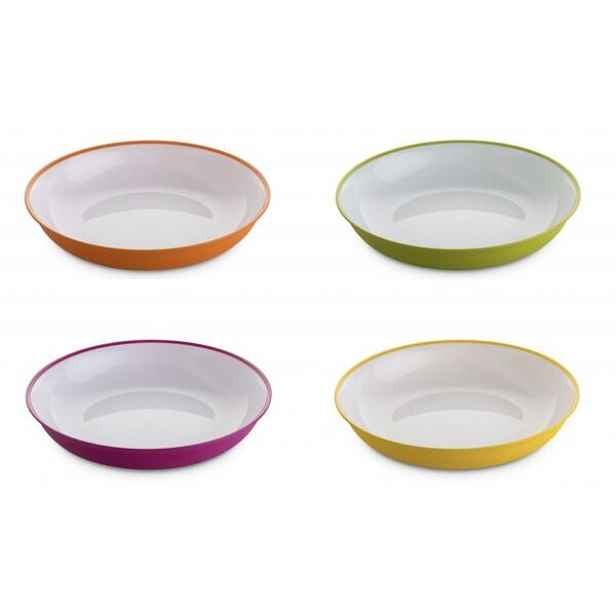 OMADA SANALIVING SOUP PLATE SET Sada talířů, mix