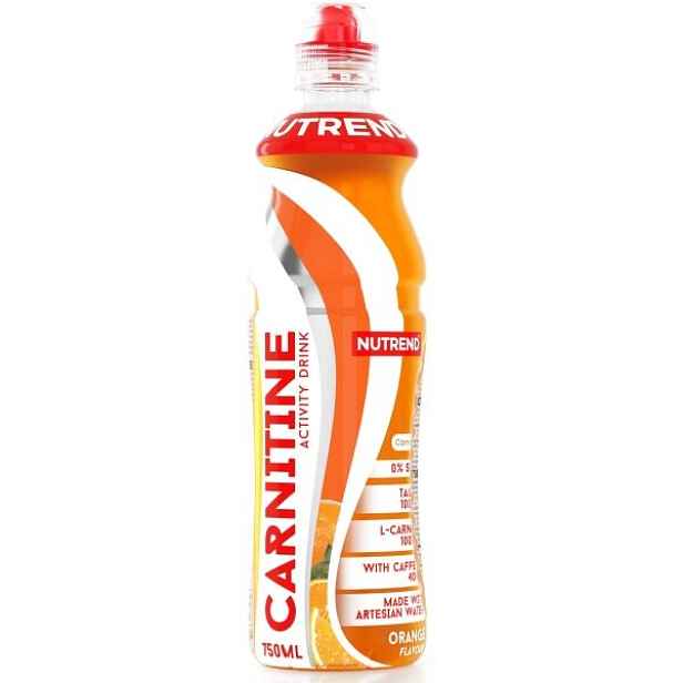 Nutrend CARNITINE ACTIVITY DRINK CAFFEINE 750 ML POMERANČ Sportovní nápoj , ML