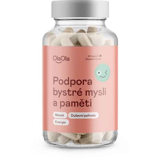 OlaOla PODPORA BYSTRÉ MYSLI A PAMĚTI Rostlinné kapsle