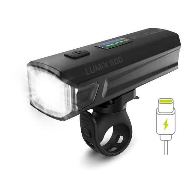One LUMIX 500 Přední světlo na kolo