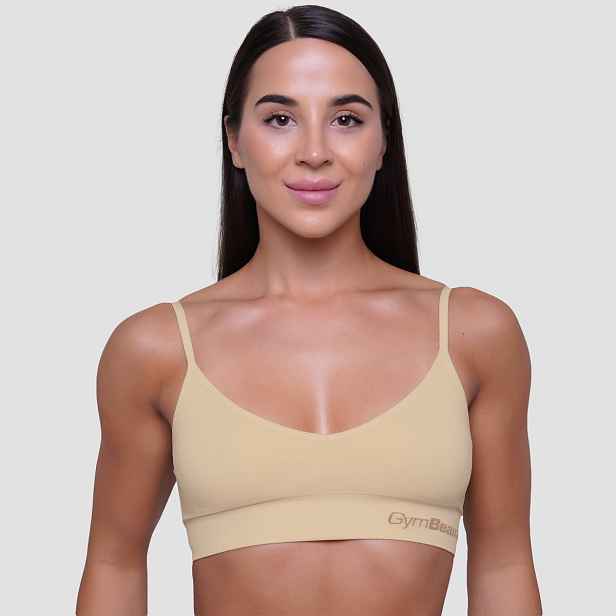 GymBeam Podprsenka Triangle Nude