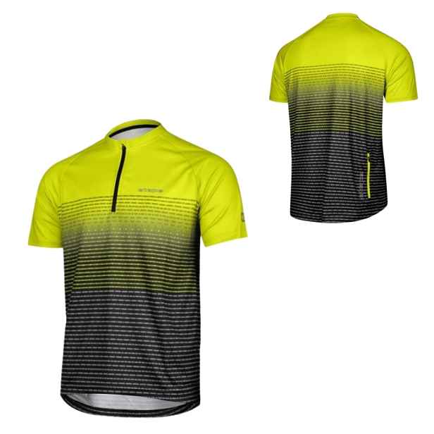 Pánský cyklistický dres s krátkým rukávem Etape Freetime 2.0 limeta
