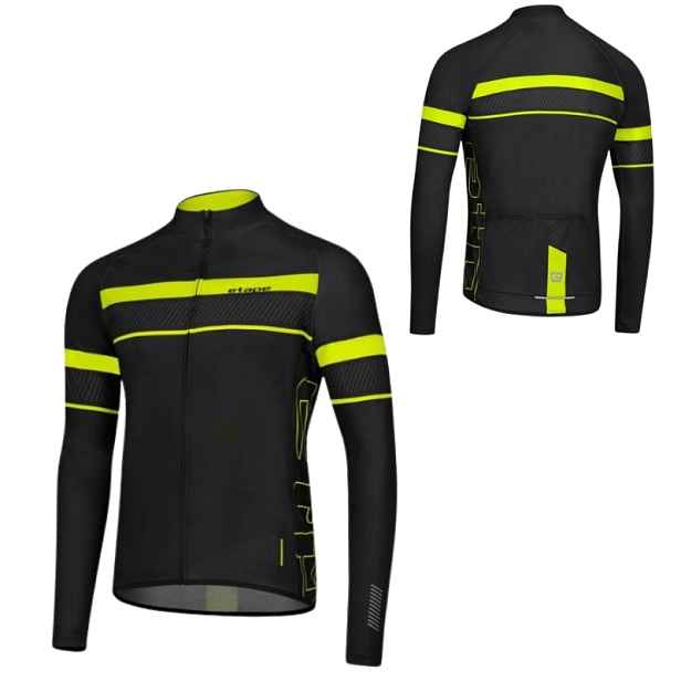 Pánský cyklistický dres s dlouhým rukávem Etape Comfort 2.0 / fluo