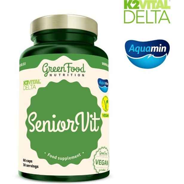 GREENFOOD SENIORVIT 60CPS Doplněk stravy