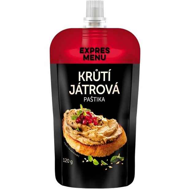 EXPRES MENU PAŠTIKY KRŮTÍMI JÁTRY - 120 G Masová paštika