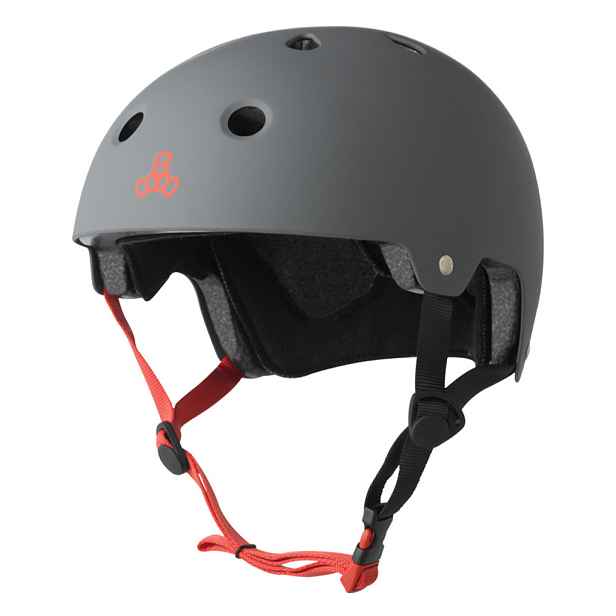 Triple Eight - Dual Certified Helmet EPS Liner Gun Matte - helma Velikost: