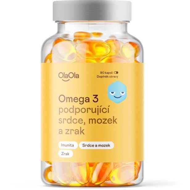 OlaOla OMEGA 3 PODPORUJÍCÍ SRDCE, MOZEK A ZRAK Omega-3 mastné kyseliny