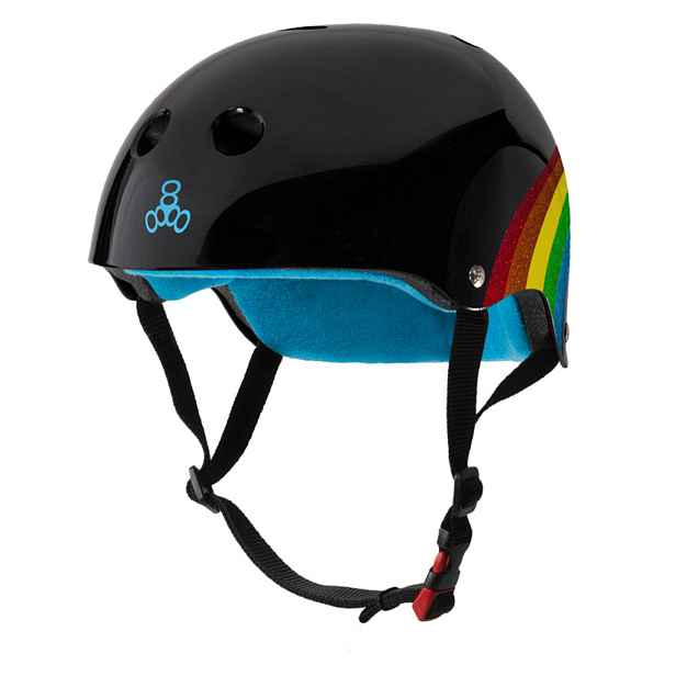 Triple Eight - The Certified Sweatsaver Helmet Rainbow - helma Velikost:
