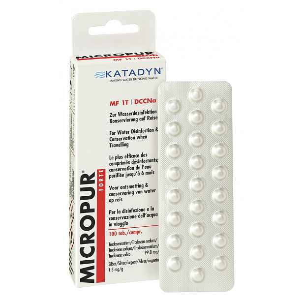 Katadyn Micropur Forte MF 1T (4x25) viz obrázek Desinfekce