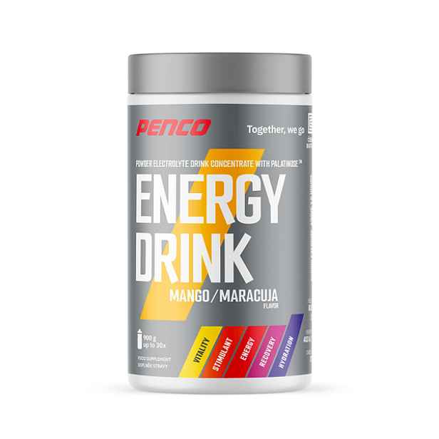 Penco ENERGY DRINK 900 G MANGO MARACUYA Iontový nápoj v prášku
