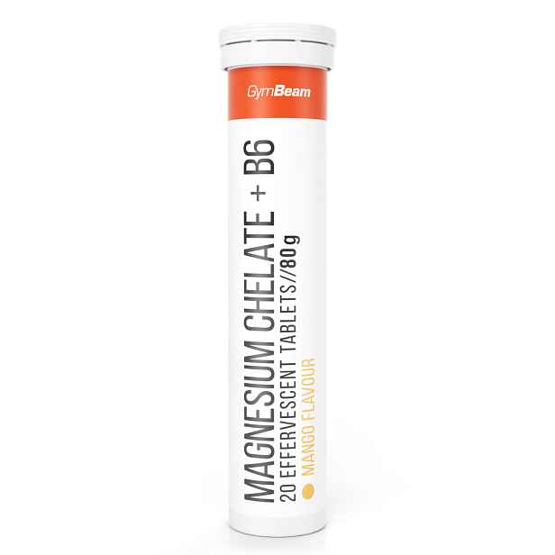 GymBeam Magnesium chelate + B6 šumivý