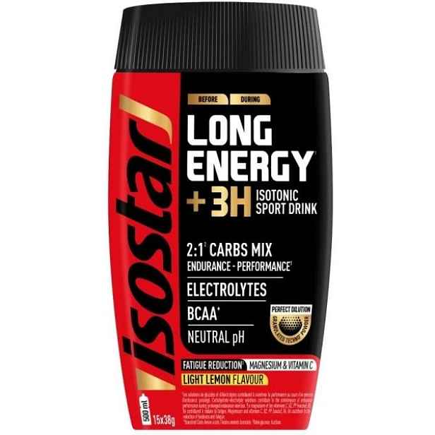 Isostar LONG ENERGY ISOTONIC 570 G CITRON Iontový nápoj , G