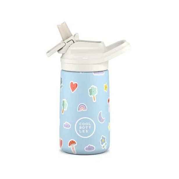 COOL BOTTLES KIDDIE RAINBOW CLOUDS 3D 350 ML Dětská termo láhev , ML