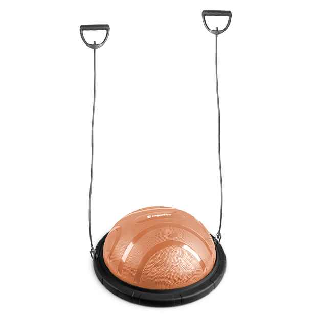 Balanční podložka inSPORTline Dome Edge s gumovými expandéry -mocha mousse