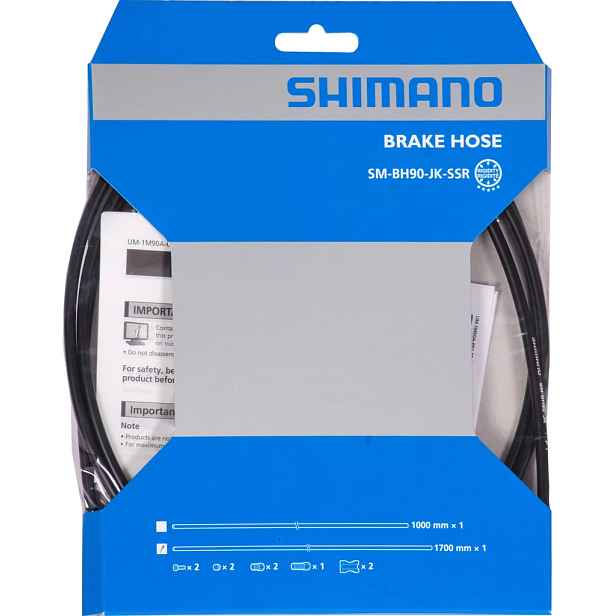 Brzdová hadička Shimano SM-BH90-JK-SSR Barva: , Délka: 1700 mm