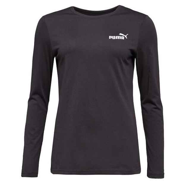 Puma ESSENTIALS NO 1 LOGO LONG SLEEVE TEE W Dámské triko s dlouhým rukávem