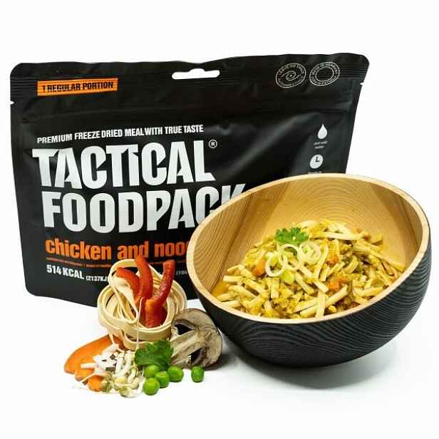 TACTICAL FOODPACK NUDLE KUŘECÍM MASEM 110 G Hotové jídlo