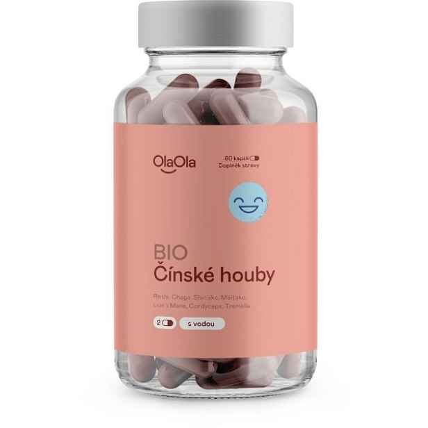 OlaOla BIO SMĚS ČÍNSKÝCH HUB Směs léčivých hub