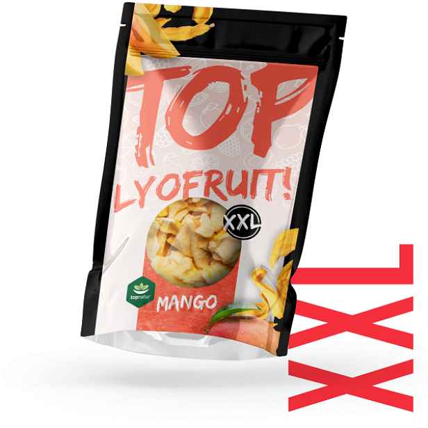TOPNATUR LYOFILIZOVANÉ MANGO 125 G Sušené ovoce , G
