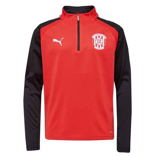 Puma TEAMLIGA 1/4 ZIP TOP JR - ZBROJOVKA BRNO Dětská fotbalová mikina