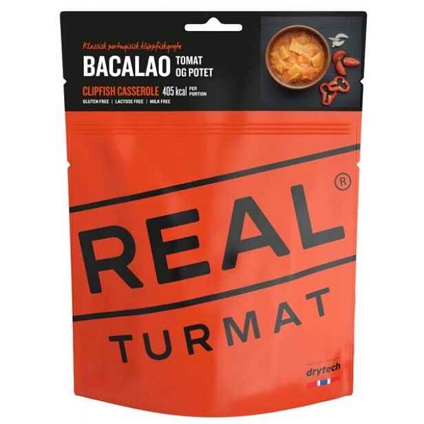 REAL TURMAT BACALAO 500G Cestovní a expediční strava, dummy