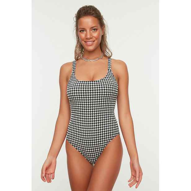 Dámské plavky Trendyol Checkered