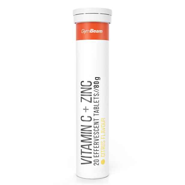 GymBeam Vitamin C + zinek šumivé