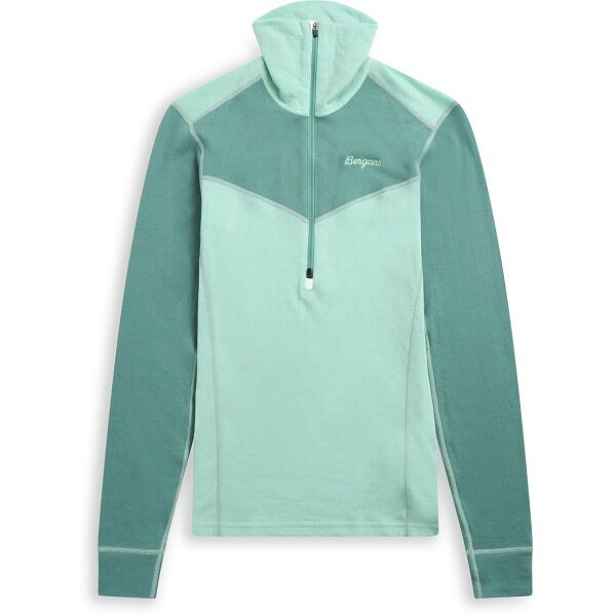 Bergans INNER:DUAL MERINO HALF ZIP W Dámské technické triko s merino vlnou