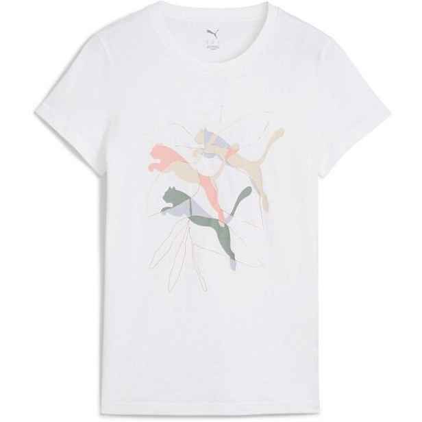 Puma GRAPHICS BRANDED LEAF TEE Dámské triko