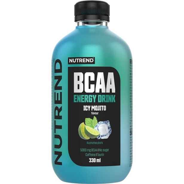 Nutrend BCAA ENERGY DRINK 330 ML ICY MOJITO Energetický nápoj , ML