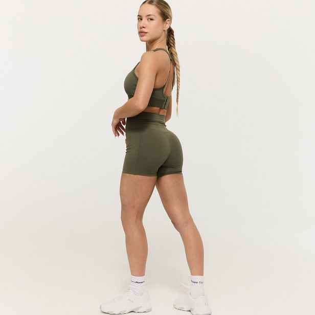 GymBeam Dámské šortky Combat Olive