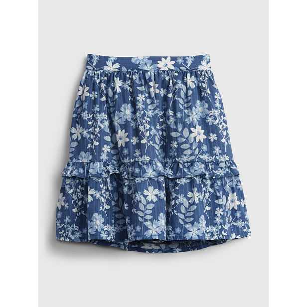 GAP Dětská sukně floral midi skirt - Holky