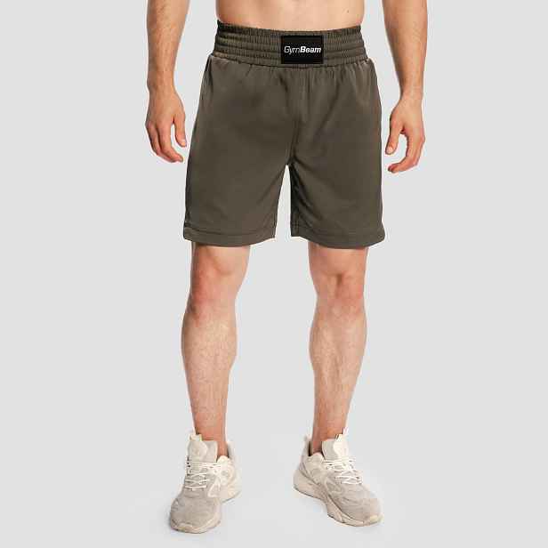 GymBeam Combat Boxing Shorts Olive