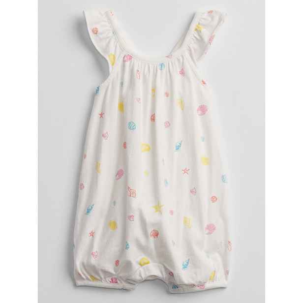 GAP Baby overal shell print bubble one-piece shorty - Holky