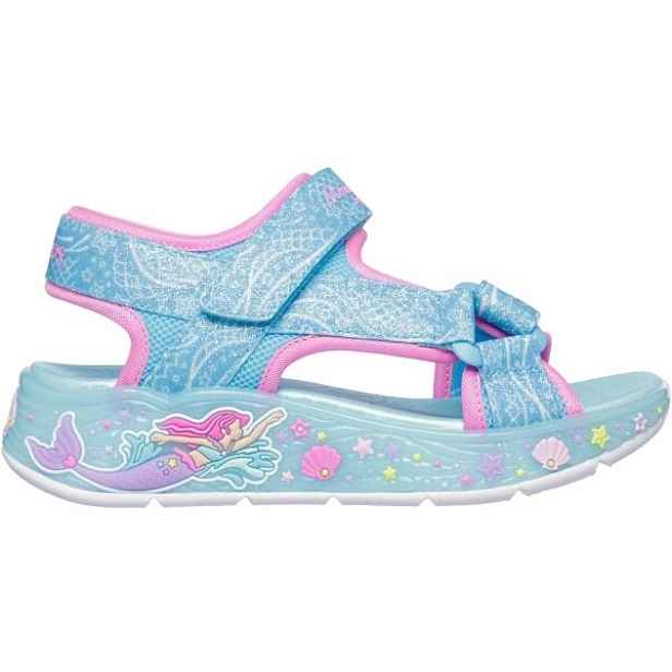 Skechers LIGHTS - MERMAID DREAMS SAND Dívčí sandály