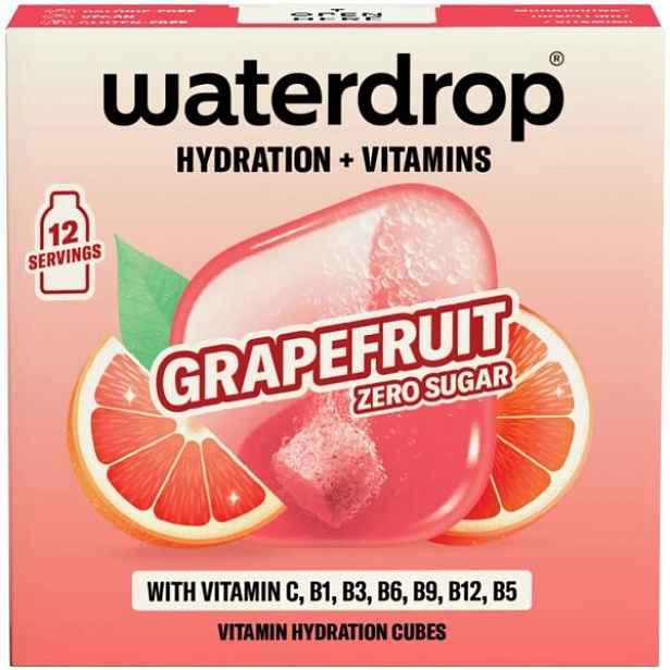 WATERDROP GRAPEFRUIT 12 KS Šumivá kostka pro přípravu osvěžujícího nápoje