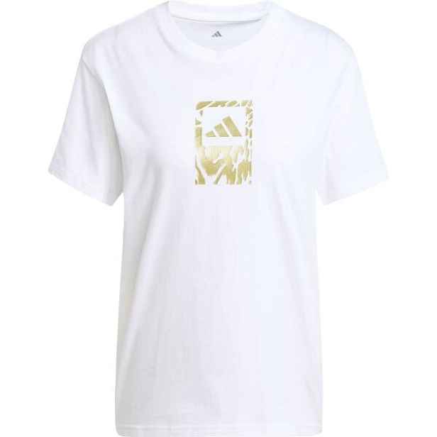 adidas TECH METALLIC TEE Dámské triko