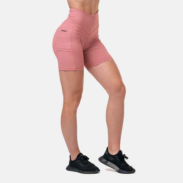 NEBBIA Dámské šortky Biker Fit & Smart Old Rose