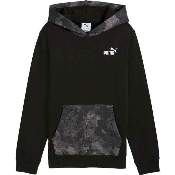 Puma ESSENTIALS CAMO HOODIE FL B Dětská mikina