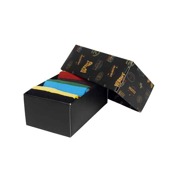 Meatfly pánské ponožky Regular Stripe Gift Pack | Mnohobarevná