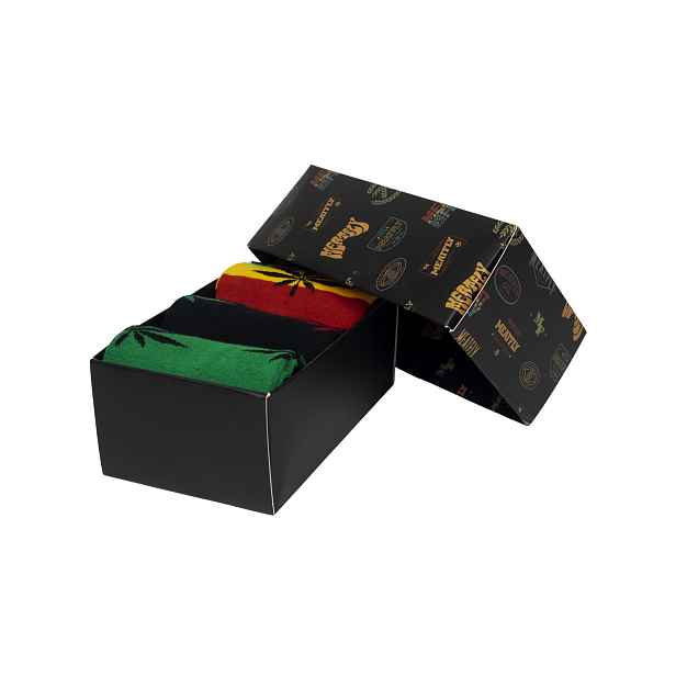 Meatfly pánské ponožky Ganja Gift Pack | Mnohobarevná