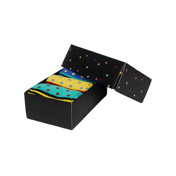 Meatfly dámské ponožky Stripes Dot Gift Pack | Mnohobarevná