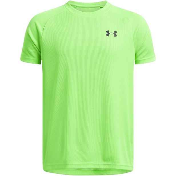Under Armour TECH TEXTURED Chlapecké tričko, reflexní neon